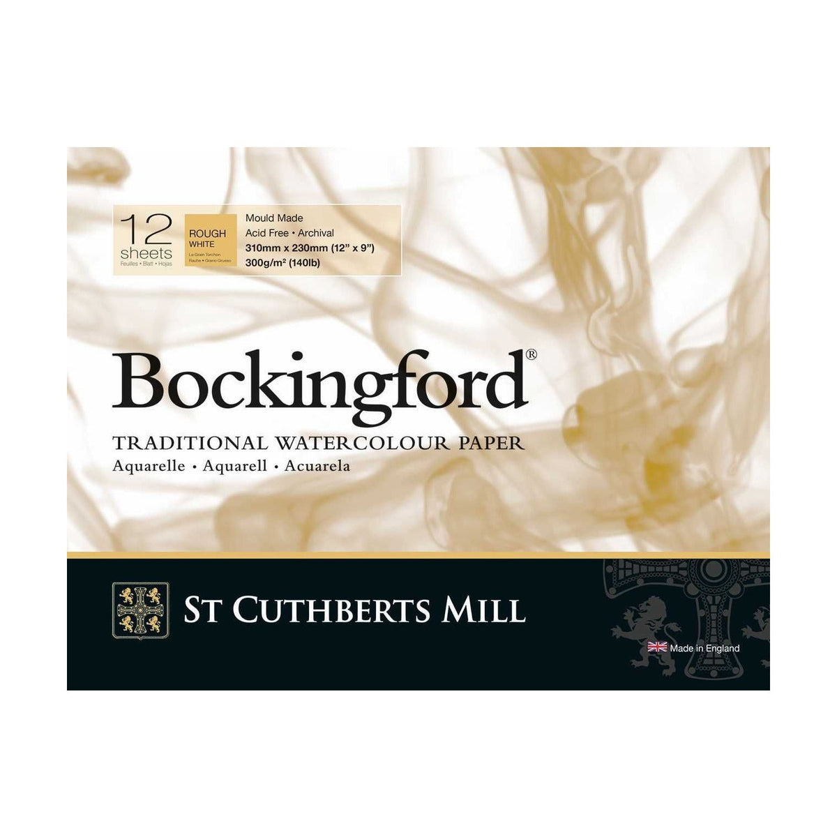 CANSON St Cuthberts Bockingford bloc acuarelă Rough 300 g/m² - 12 file, diverse dimensiuni