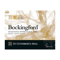 CANSON St Cuthberts Bockingford bloc acuarelă Rough 300 g/m² - 12 file, diverse dimensiuni