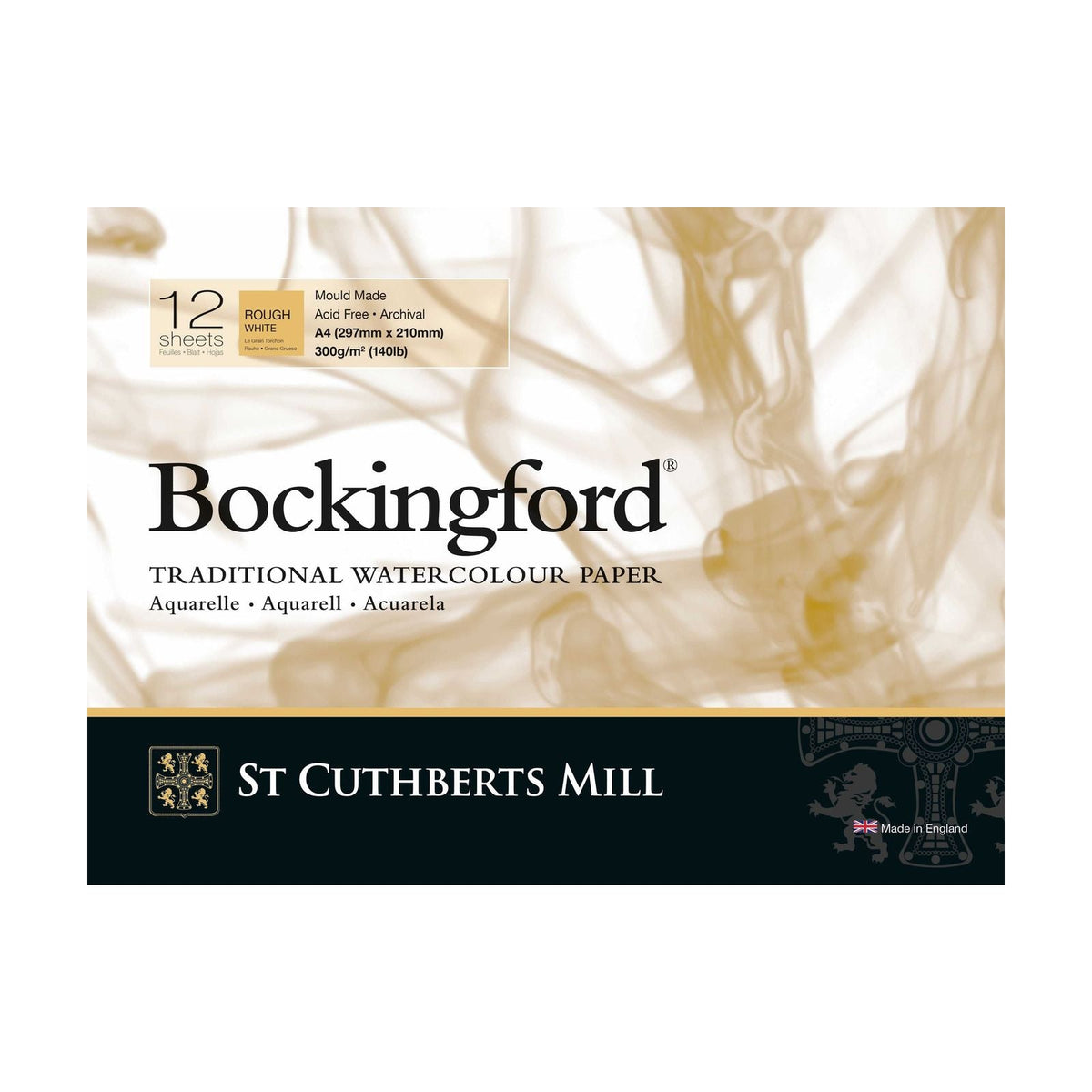 CANSON St Cuthberts Bockingford bloc acuarelă Rough 300 g/m² - 12 file, diverse dimensiuni