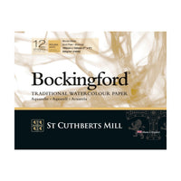 CANSON St Cuthberts Bockingford bloc acuarelă Rough 300 g/m² - 12 file, diverse dimensiuni