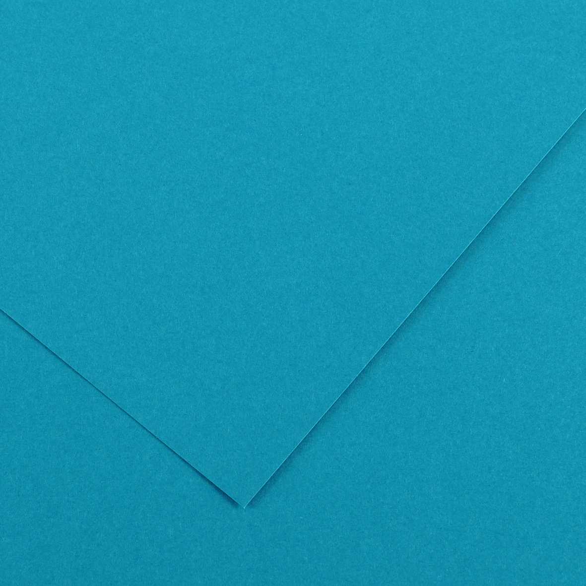 Hârtie colorată CANSON Vivaldi A3 185 g - 50F – Albastru Primar 21