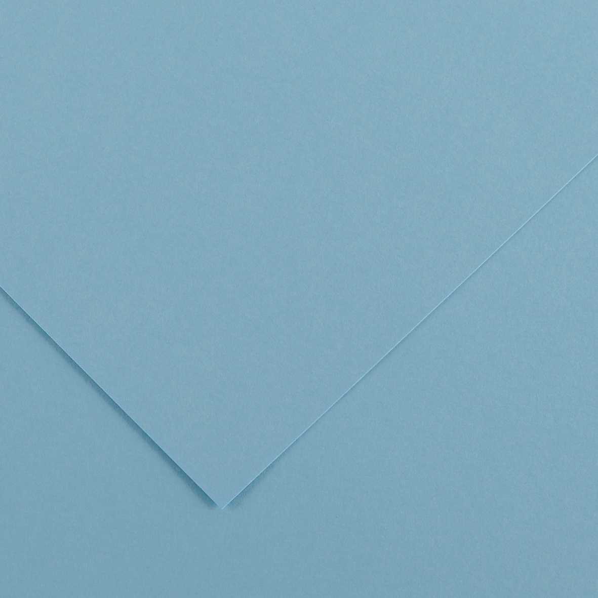 Hârtie colorată CANSON Vivaldi A3 185 g - 50F – Albastru Deschidere Cer 20