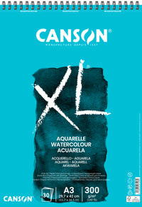 Bloc acuarelă CANSON XL Aquarelle 300 g/m² A3 - 30 file, spirală