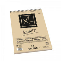 Bloc de schițe Canson XL Kraft 90 g/m² 60 file A4 cu spirală
