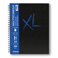Bloc Canson XL Mix Media Textured 300 g/m² 68 file A4 lipit