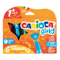 Carioca carioci Baby vârf rotund, culori asortate