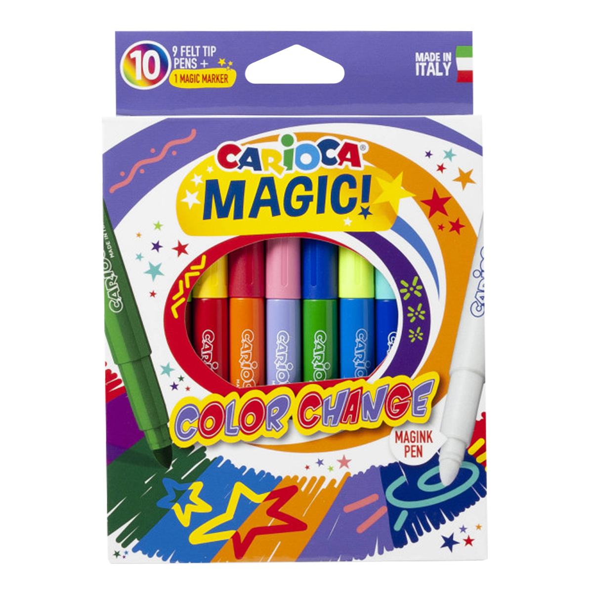 Carioca carioci magice care își schimbă culoarea, 10 buc, culori asortate