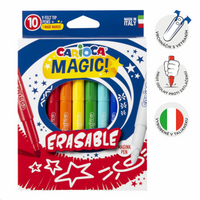 Carioca carioci magice - lavabile/ștergătoare, 10 buc, culori mixte