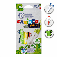 Carioca carioci pentru textile, vârf maxi, mix de culori