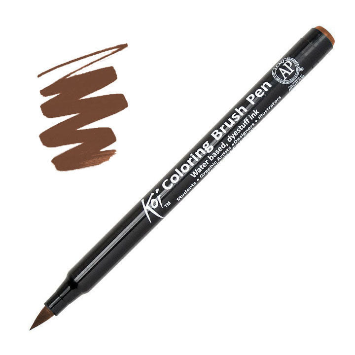 Cariocă Sakura Koi Coloring Brush Pen - Brown
