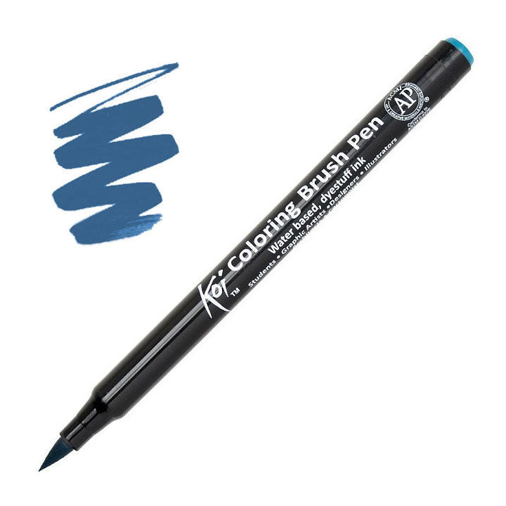 Cariocă Sakura Koi Coloring Brush Pen - Prussian Blue