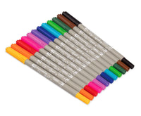 Carioci acuarelă cu două capete JOVI Lettering / set 12 buc
