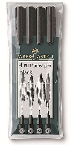 carioci art pen pitt set 4 s f m b ro fbcs4167