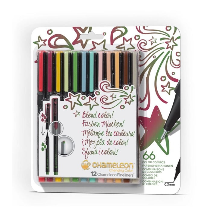 carioci chameleon designer colors 12 buc ro hmdfl1202