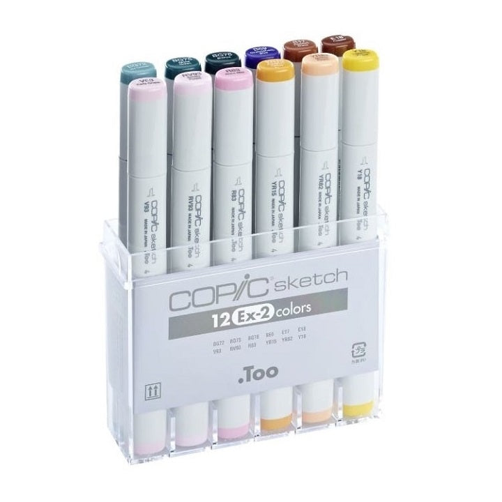 carioci copic sketch ex 2 set de 12 produse ro hmdcop21075414
