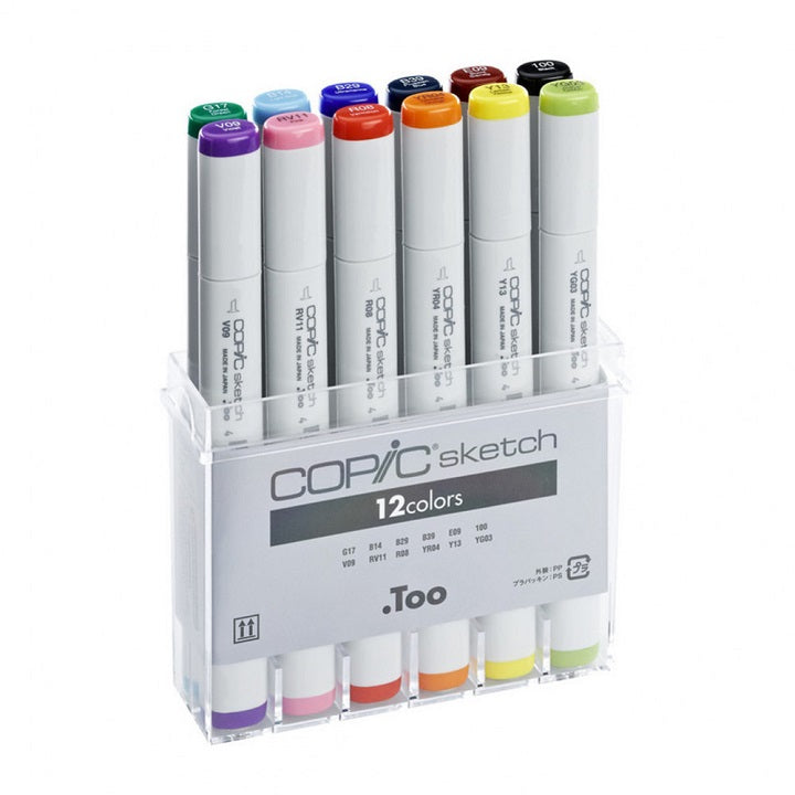 carioci copic sketch set de 12 produse ro hmdcop2107502