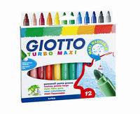 carioci giotto turbo maxi 12 culori ro gio454000