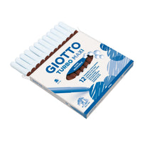 Carioci groase lavabile GIOTTO Turbo Maxi 5 mm – maro