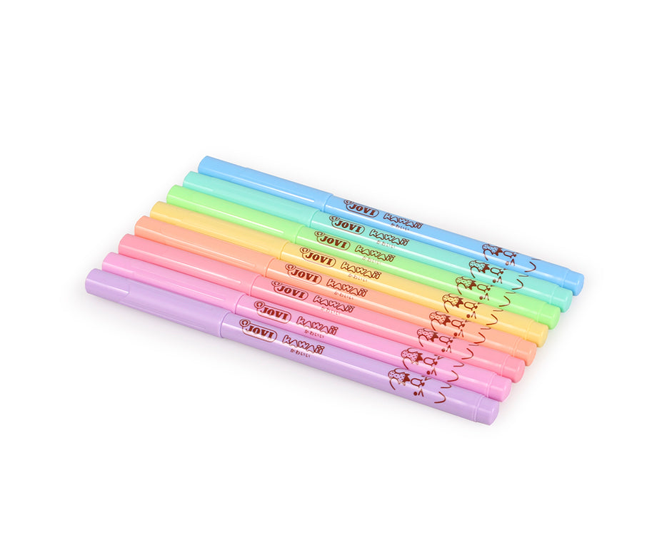 Carioci pentru copii JOVI Kawaii / set 8 buc - 3 mm