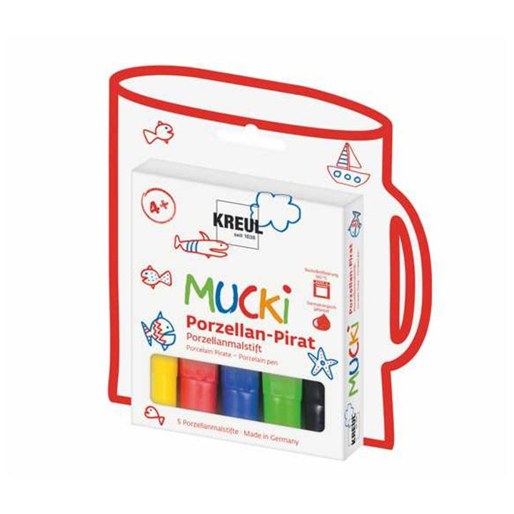 carioci pentru portelan mucki kreul 5 buc ro krl27157