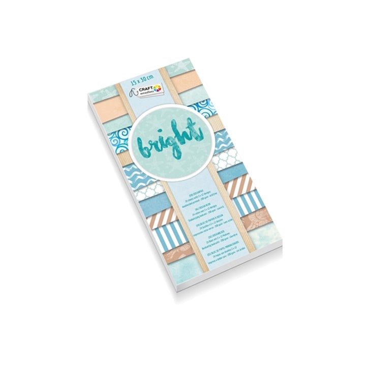 Hârtie pentru scrapbooking Craft Sensations 15x30 cm - 24 coli