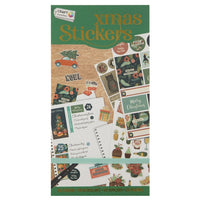 carte cu autocolante de craciun ro rmscr0921k ge green