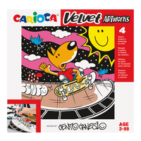 Cărți de colorat din catifea Carioca 4 buc – CENTO Sport