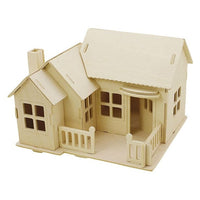 casa din lemn set 3d ro cch57875