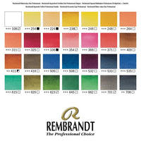 cazul profesional de vopsea de acuarela din lemn rembrandt 28 de tigai si accesorii ro rtl05840013