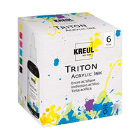 cerneala acrilica kreul 50 ml set 6 buc ro krl17500