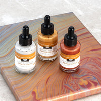 cerneala acrilica royal langnickel culori metalizate 3 x 30 ml ro rlgink set3
