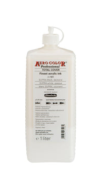Cerneală acrilică Schmincke AERO COLOR Professional 1 l – 101 SUPRA-alb, opac