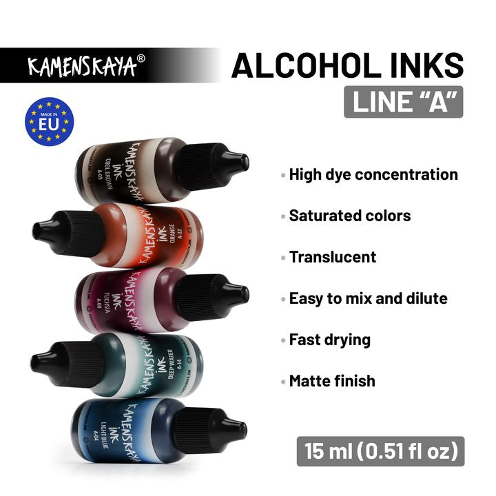 Cerneală cu alcool KAMENSKAYA A-LINE 15ml