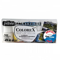 cerneala pentru acuarela colorex pebeo set de baza 5 x 45 ml ro pbo035080
