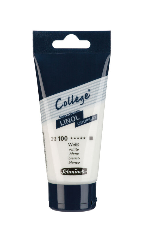 Cerneală pentru linogravură Schmincke College Linol 75 ml – 100 Alb