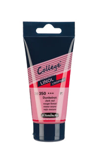 Cerneală pentru linogravură Schmincke College Linol 75 ml – 350 Roșu închis