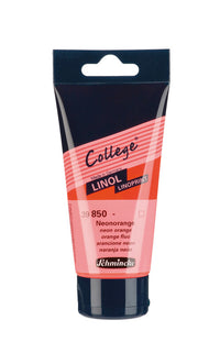 Cerneală pentru linogravură Schmincke College Linol 75 ml – 850 Portocaliu neon