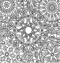 CERNIT textură polimerică 90x90 mm - mandala