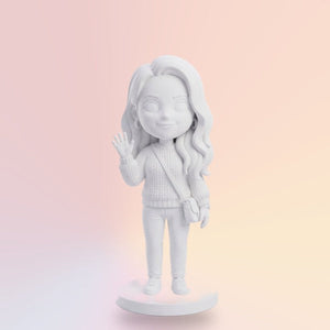Figurină 3D albă 22 cm