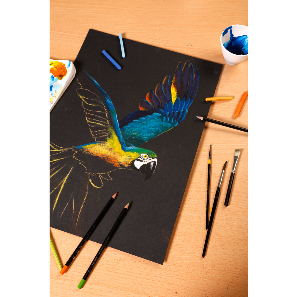 Clairefontaine Paint'On Mix Media bloc 250 g 20file lipit Black