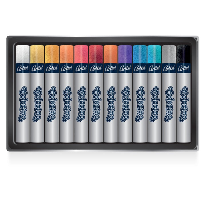 colorino artist pasteluri de ulei metalice ro clrr81162ptr