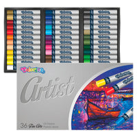 colorino artist round oil pastels pachet de 36 ro clrr65726ptr