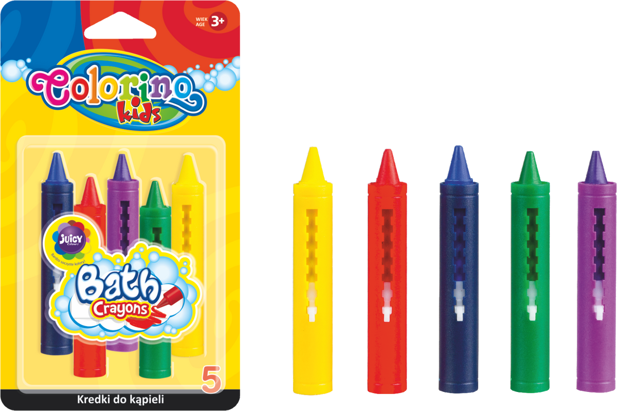 Colorino creioane cerate pentru baie – 5 culori