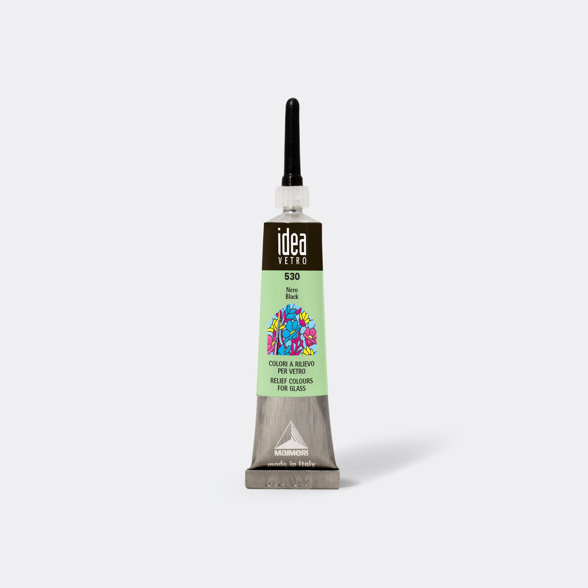 Contur pentru sticlă MAIMERI Vetro Rilievo - 20 ml – Negru