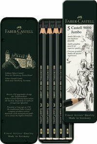 creioane castell 9000 jumbo 5 buc cutie din metal ro fbc119305