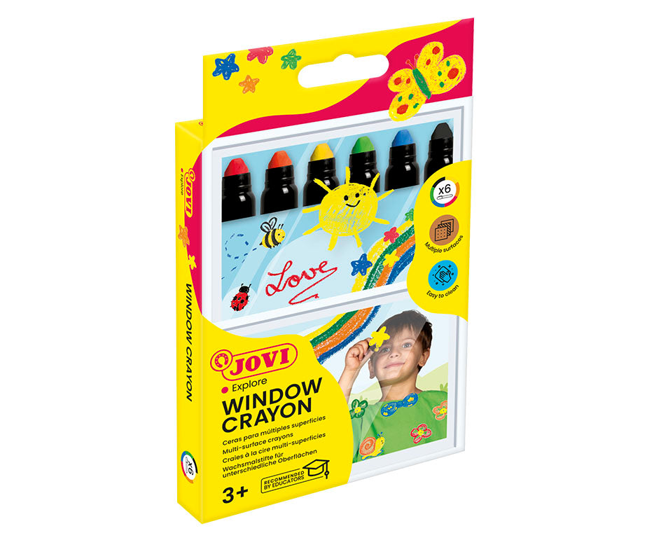 Creioane cerate cu gel pentru sticlă JOVI Jovidecor Glass – 6 buc