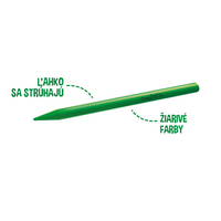 Creioane cerate din plastic Carioca Plastello - 12 buc