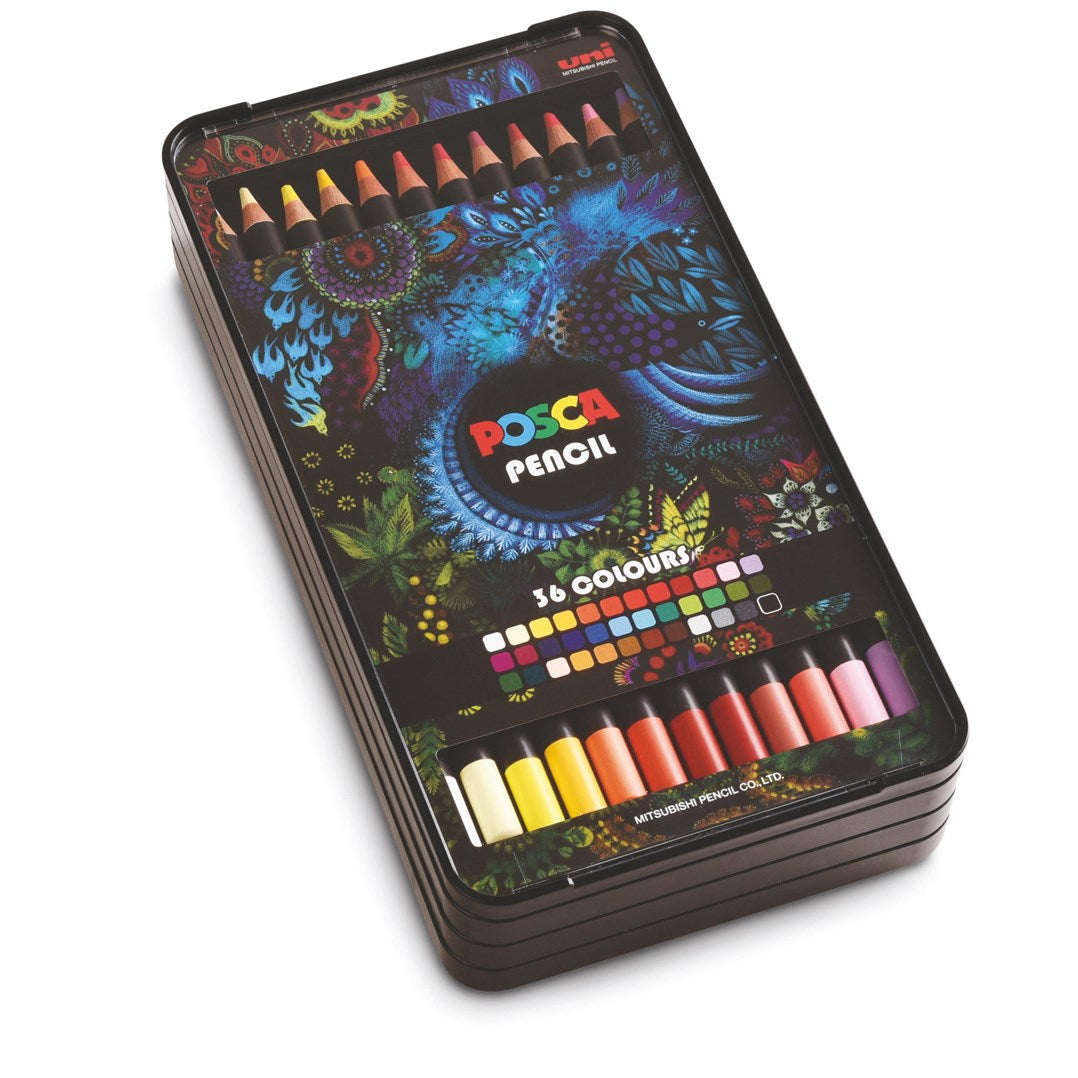 Creioane cerate pe bază de ulei Posca KPE-200 36C – set, culori asortate