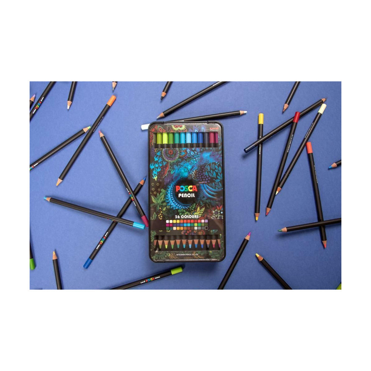 Creioane cerate pe bază de ulei Posca KPE-200 36C – set, culori asortate