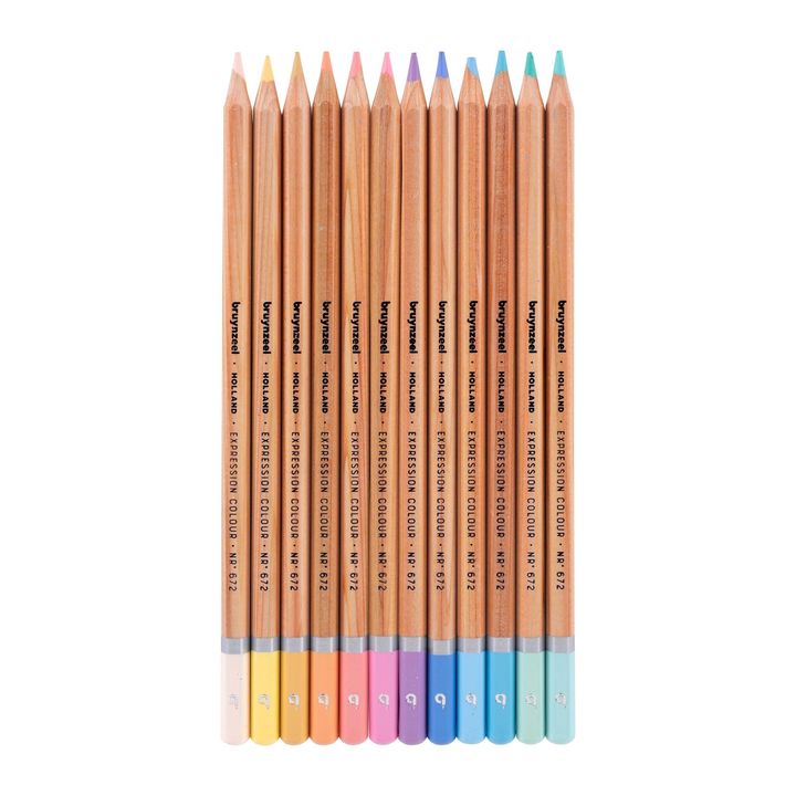 creioane colorate bruynzeel nuante pastelate 12 buc ro rtl60312112